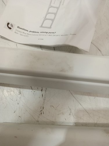 blue wave aluminum/resin in-pool ladder - 78 " - white (model: ne1142) image 4