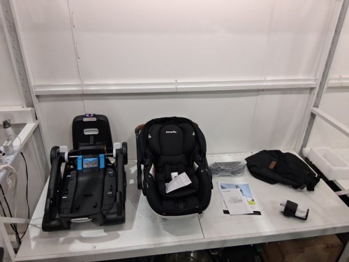 2 in 1 infant evenflo gold shyft dualride car seat and stroller combo - 35lb maximum weight - onyx black - (model: 37312310c) image 3