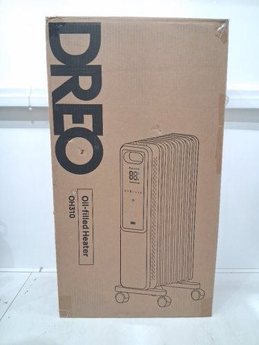 DREO electric Oil-filled radiator Heater with remote control - 1500w - dark Grey (Model: DR-HSH010) image 2