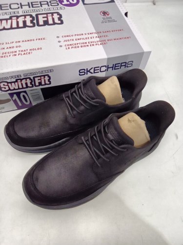Men's Skechers Stanton Bungee Shoe with Swift Fit - SIZE 10 - black (style: 1968310/182008CS) image 2