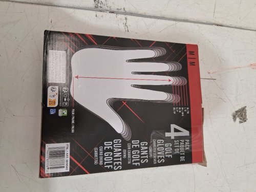4PK Kirkland Signature Premium Cabretta Leather Golf Gloves - LEFT Hand - MEDIUM - White (Model: 1819560) image 3