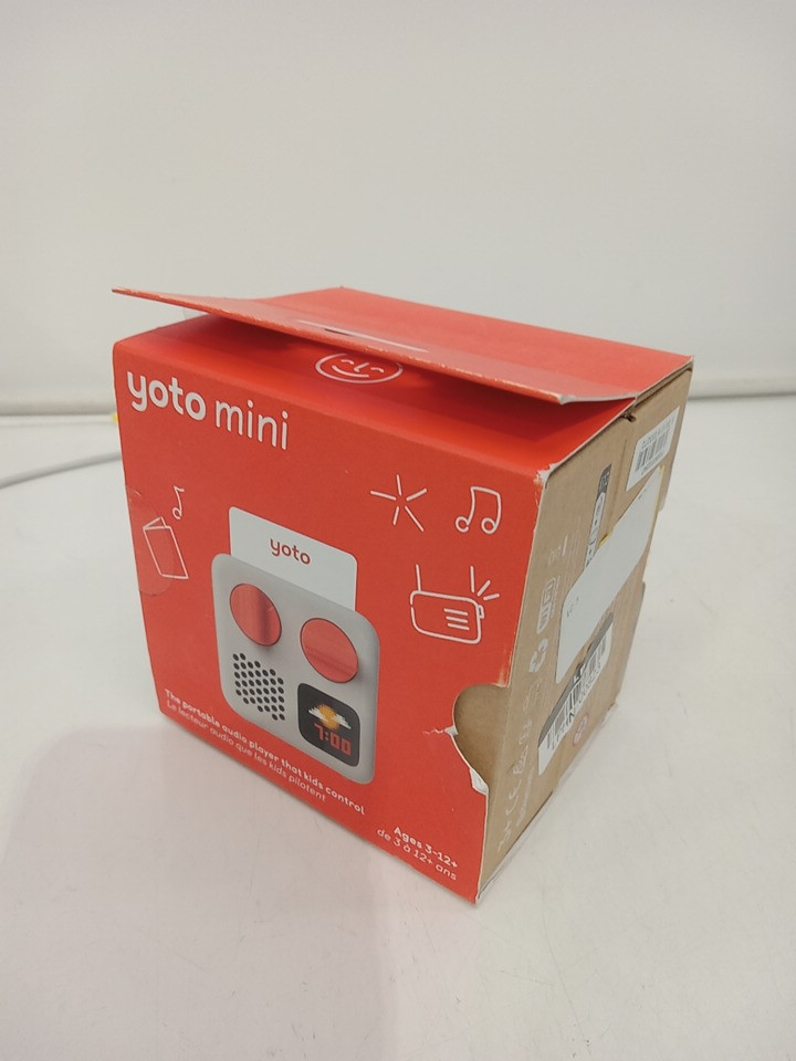 2PC yoto mini portable Bluetooth audio player with make-your-own card - 3-12+ y/o - white / orange (Model: PRMNXX02847) image 3