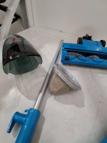 BISSELL FEATHERWEIGHT TURBO 2-IN1 STICK & HANDHELD VACUUM - BLUE (MODEL: 2610b) image 5
