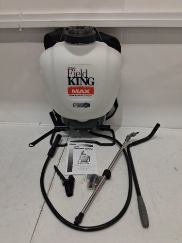 Field King Max S2 4 GALLON PROFFESIONAL Backpack Sprayer for Applying Herbicides - WHITE (MODEL:  190348W) image 3