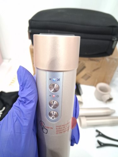 7magic high speed hair dryer brush and 6 in 1 styler - 110 volts - 1200 watts - gold - (model: HB-800) image 8