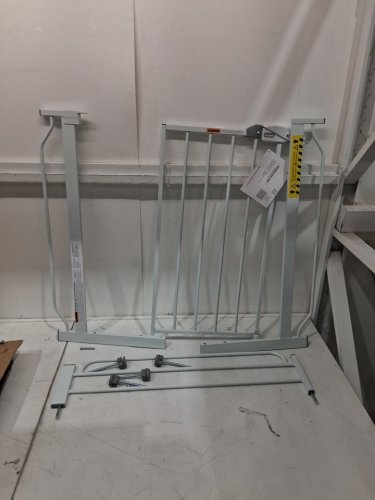 REGALO EASY-STEP METAL WALK-THROUGH SAFETY GATE - 30" X 29'' - 38.5'' - WHITE (MODEL: 1160DS) image 3