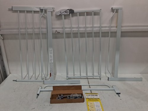 REGALO EASY STEP EXTRA WIDE METAL SAFETY GATE - 30" x 29"- 49" - WHITE (MODEL: 1164EwDS) image 3