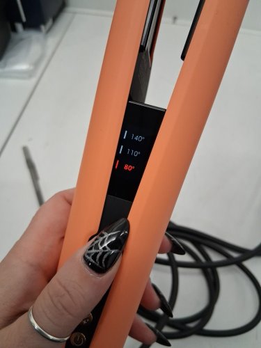 DYSON AIRSTRAIT WET TO DRY HAIR STRAIGHTENER - LIMITED EDITION APRICOT/ TOPAZ (MODEL: HT01) image 7