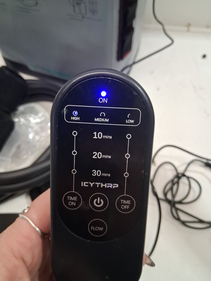 ICYTHRP PROGRAMMABLE ankle/foot ICE THERAPY MACHINE - osfm - GREY (MODEL: IC07) image 4