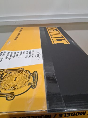 DEWALT 3-SPEED 4000CFM 360° ADJUSTABLE TILTING AIRFLOW FLOOR FAN - 16" - YELLOW/BLACK (MODEL:DXF1616/ 9631000) image 5