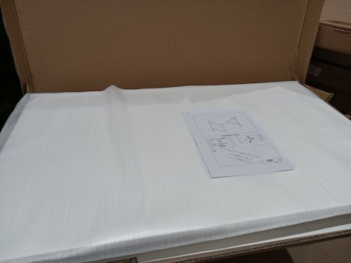 Minimalist Study Desk with Wheels - 39"D x 23"W x 30"H - White (Model: 4545-DESK) image 4