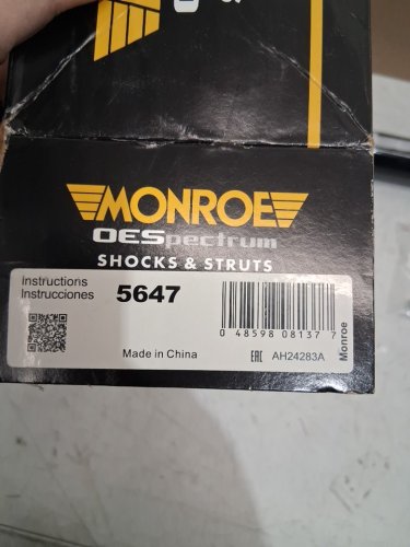 Monroe OESpectrum Suspension Shock Absorber for VARIOUS Chevrolet MODELS - BLACK (mODEL: 5647) image 4