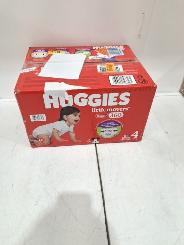 64PK HUGGIES LITTLE MOVERS huggfit Baby Diapers with 360° Waistband - SIZE 4 - disney mickey mouse(22 - 37LB) (model: 5661600) image 2