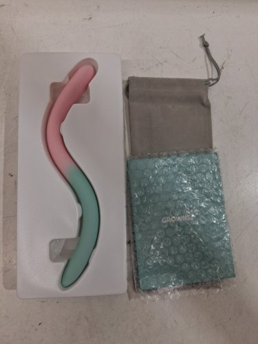 grownsy 2-in-1 pelvic wand - 9.5" - pink/blue image 2