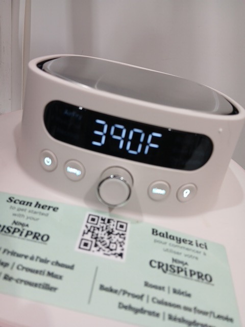 Ninja Crispi Pro 6-in-1 Glass Air Fryer - 2.5qt-6qt capacity - rose quartz (model: AS101CRS) image 6