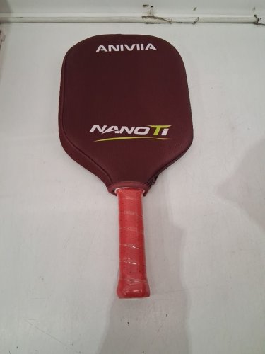 Aniviia T700 Carbon Fiber Nano TI pickleball Paddle and cover - 7.9oz  - Phoenix Red image 2