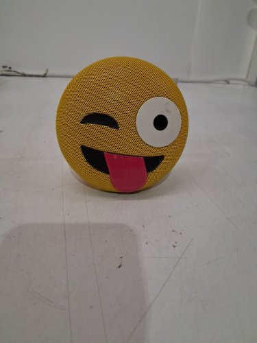 HDMX jamoji Tongue Winkie-face Emoji Wireless Bluetooth Speaker - yellow (Model: HX-PEM01) image 2