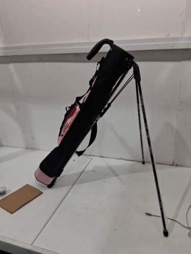COSTWY GOGOLF LIGHTWEIGHT Golf Stand Bag, Sunday Bag for The Driving Range - PINK/BLACK (MODEL: SP38457PI) image 4