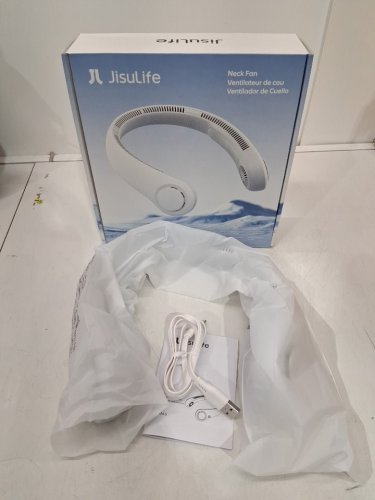 Jisulife LIFE4 5-Speed portable neck fan - OSFM - White (model: fa14-s) image 2
