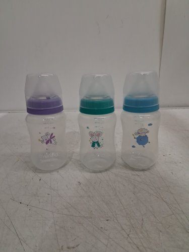 3PK EVENFLO BALANCE+ WIDE BABY BOTTLES - 9OZ - ASSORTED COLOURS image 2