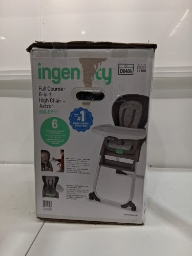 INGENUITY FULL COURSE CONVERTIBLE 6-IN-1 HIGH CHAIR - ASTRO (MODEL: 13108) image 3