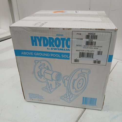 swimline hydrotools Above-Ground Pool Solar Blanket Reel System - 16FT-21FT - white (model: 52000) image 2