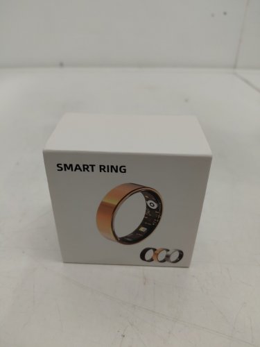 Unisex Smart Ring Wearable Fitness and Health Tracker with Companion App - Size 9 - silver image 4