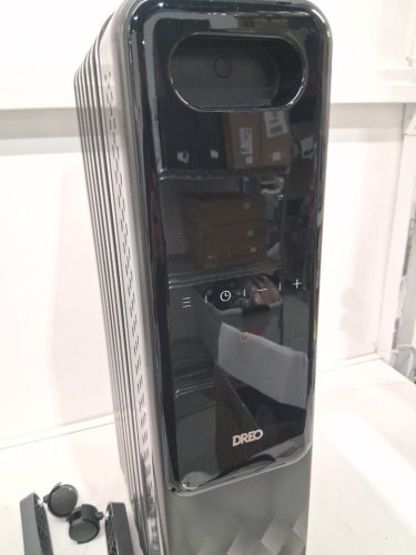 DREO electric Oil-filled radiator Heater with remote control - 1500w - dark Grey (Model: DR-HSH010) image 5