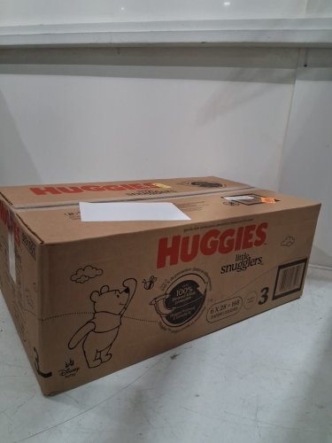 168PK HUGGIES LITTLE SNUGGLERS BABY DIAPERS - SIZE 3 - WINNIE THE POOH image 2