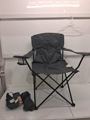 OZARK TRAIL OVERSIZED CAMPING CHAIR - 250 LBS MAX - BLACK image 3