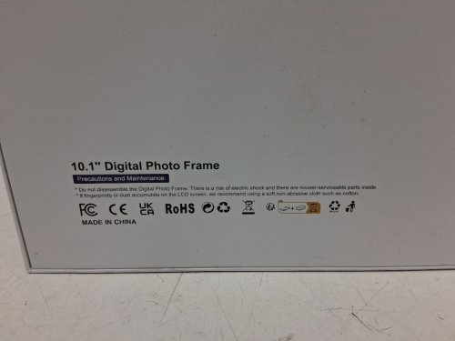 Frameo Digital Wifi Photo Frame Matte Black Frame - 10.1" Screen - Black / White image 3