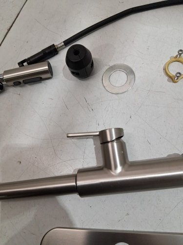 KOHLER RODEAN PULL-DOWN KITCHEN FAUCET - STAINLESS STEEL (MODEL: 1806389) image 4
