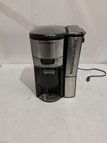 HAMILTON BEACH Brewstation Dispensing Coffee Maker - 12-Cup Capacity - Black/Stainless Steel (MODEL: 47950) image 3