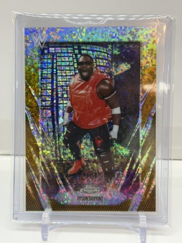 TYSON DUPONT LLTD ED #30/50 - WWE GOLD SHIMMER CARD image 3