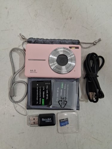 BETTER LIFE COMPACT DIGITAL CAMERA - 1080P 44MP - PINK (MODEL: DC403) image 3