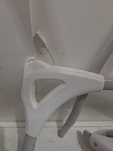 INGENUITY SIMPLECOMFORT CRADLING ROCKER PLUG-IN SWING WITH SOOTHING VIBRATIONS AND 6 SPEEDS - RAYLAN (WHITE/GREY) - (MODEL: 11791 0313) image 6