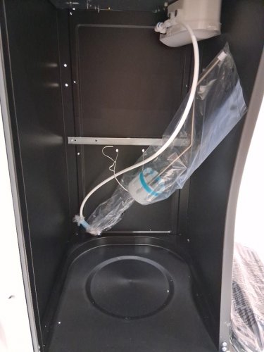 FRIGIDAIRE 3-IN-1 BOTTOM LOAD HOT/COLD WATER COOLER BUILT-IN BULLET ICE MAKER - 50 GAL - BLACK (MODEL: EFWC534-BLACK) image 4