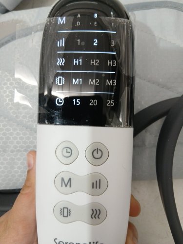 SereneLife Portable Air Compression Leg Massager with Heat & Compression - 6 Modes /3 Vibrations /3 Intensities - grey (model: CA-SLLGMSGR41GY) image 4