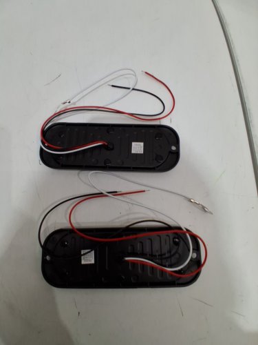2PK at-haihan ALLUMINUM LED Brake Turn Signal Side Marker Tail Lights, - AMBER image 4