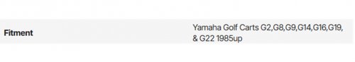VEVOR YAHAMA G2-G22 GOLF CART DRIVE CLUTCH - SILVER (MODEL: GCYAG2DR) image 2