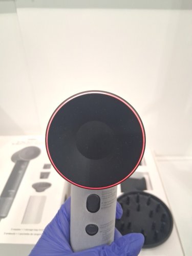 laifen se high speed hair dryer with 2 nozzle attachments and travel bag - black - (model: SE) image 5