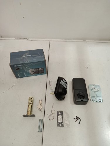 TEEHO KEYPAD DIGITAL DEADBOLT LOCK - MATTE BLACK (MODEL: TE001) image 2