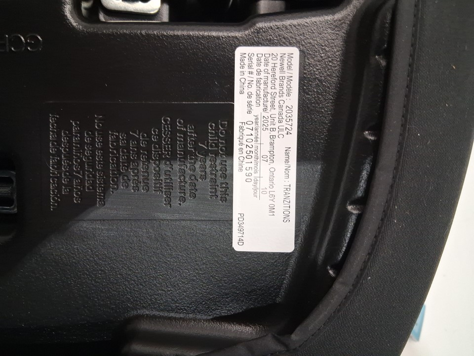 GRACO C20 TRANZITIONS 3-IN-1 HARNESS BOOSTER CAR SEAT - 100LBS CAP - BLACK (MODEL: 2035724) image 4
