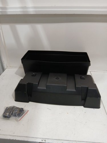 CAMCO HEAVY DUTY DOUBLE BATTERY BOX - 21.5" X 7" X 11" - BLACK  (MODEL: 55375) image 3