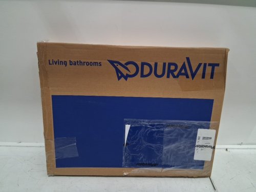Duravit OVAL  Toilet Seat and cover with slow close - 14.6" x 19.2" - white alpine (model: 0063390000) image 2