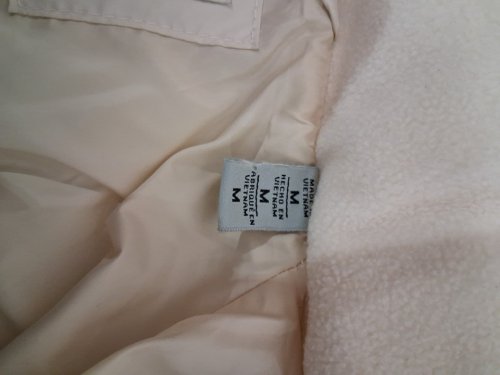 women's Levi's Hooded Puffer Jacket - medium - cream (Model: LW4RP854) image 6
