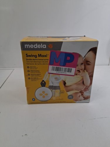 medela swing maxi double electric rechargeable breast pump with Bluetooth - Includes shield sizes 21mm and 24mm - 9 adjustable levels - Yellow/Grey/Clear (model: 101043638) image 3