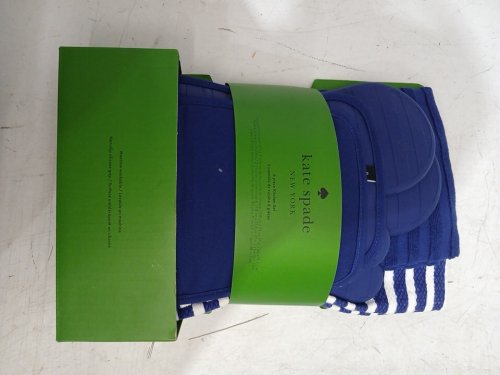 6PC KATE SPADE NEW YORK KITCHEN SET - BLUE/WHITE - (MODEL: 2415202) image 3