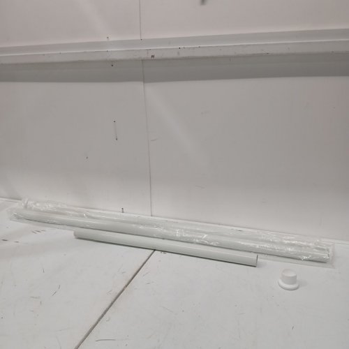 HOMEASE ADJUSTABLE RUST-RESISTANT TENSION ROD - 102-122", WHITE image 3