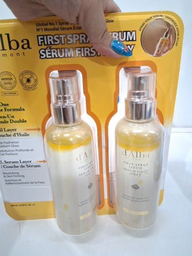 2pk D'ALBA First spray serum for hydrated & radiant skin - double layer serum with white truffle from Italy - 180ML image 3